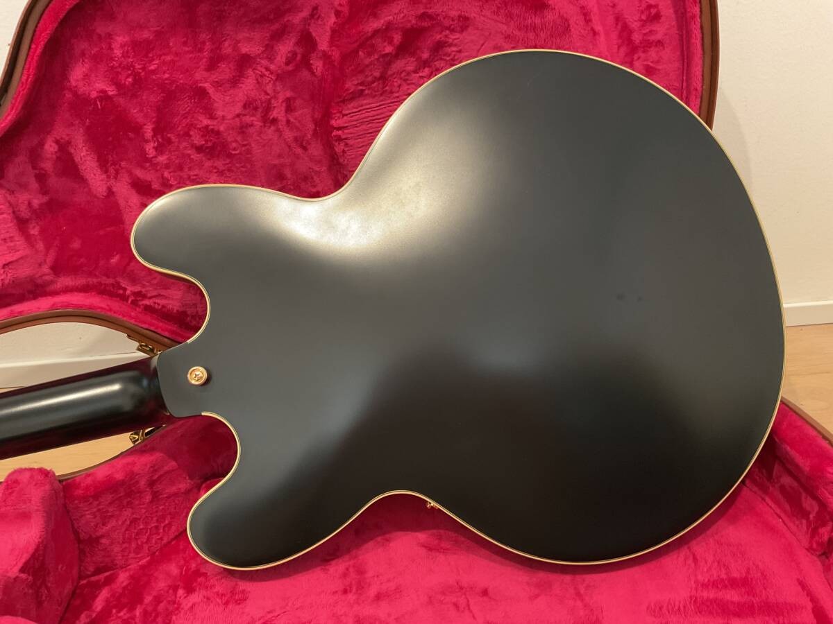 Epiphone Inspired by Gibson Custom 1959 ES-355 Ebony Black Semi-Acoustic #QY37XT