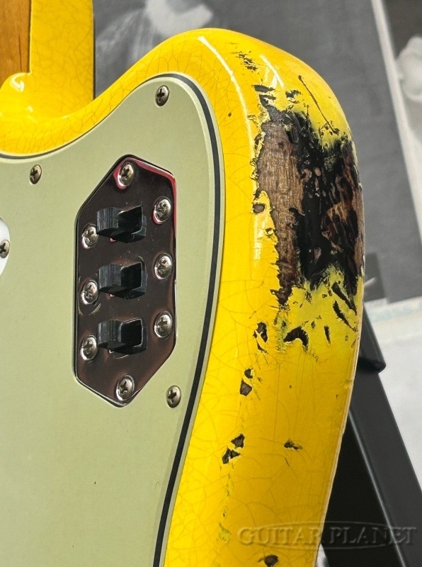 Fender Custom Shop 1962 Jaguar Heavy Relic Graffiti Yellow, Used