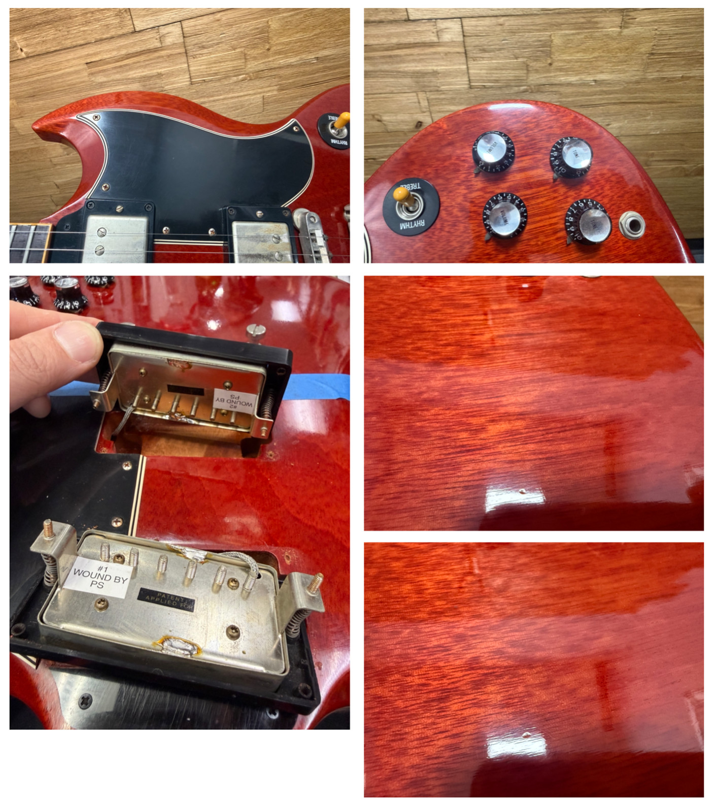 Gibson Custom Shop ’62 SG Standard Reissue VOS – 2006 -7lbs 3oz w/OHSC