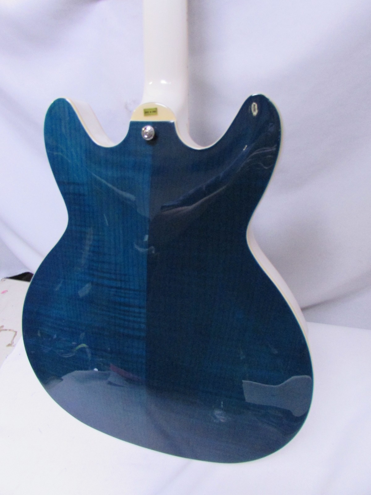 HAGSTROM TREMAR VIKING DELUXE SEMI HOLLOW GUITAR – TRANSPARENT BLUE NEW