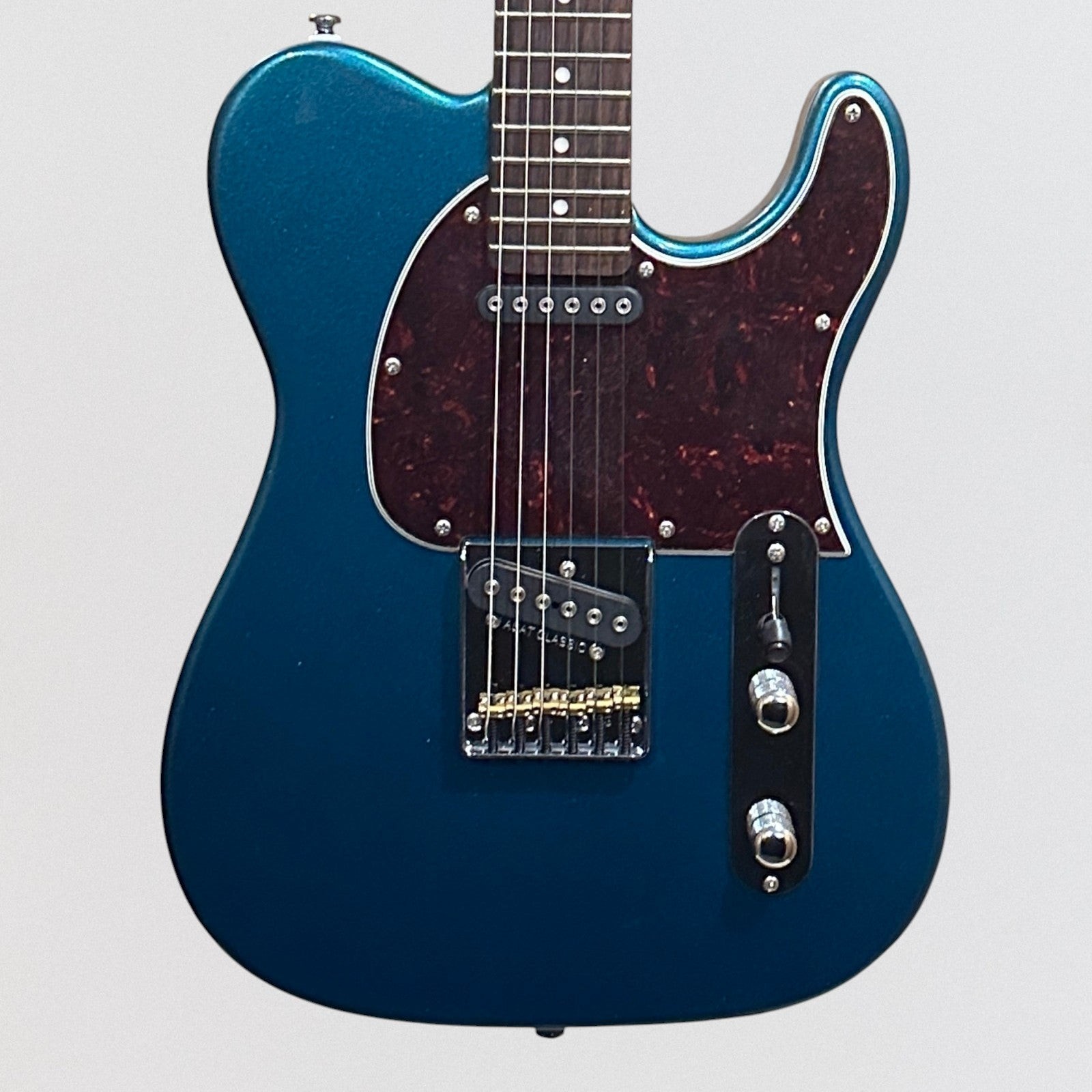 G&L Tribute ASAT Classic Electric Guitar – Emerald Blue