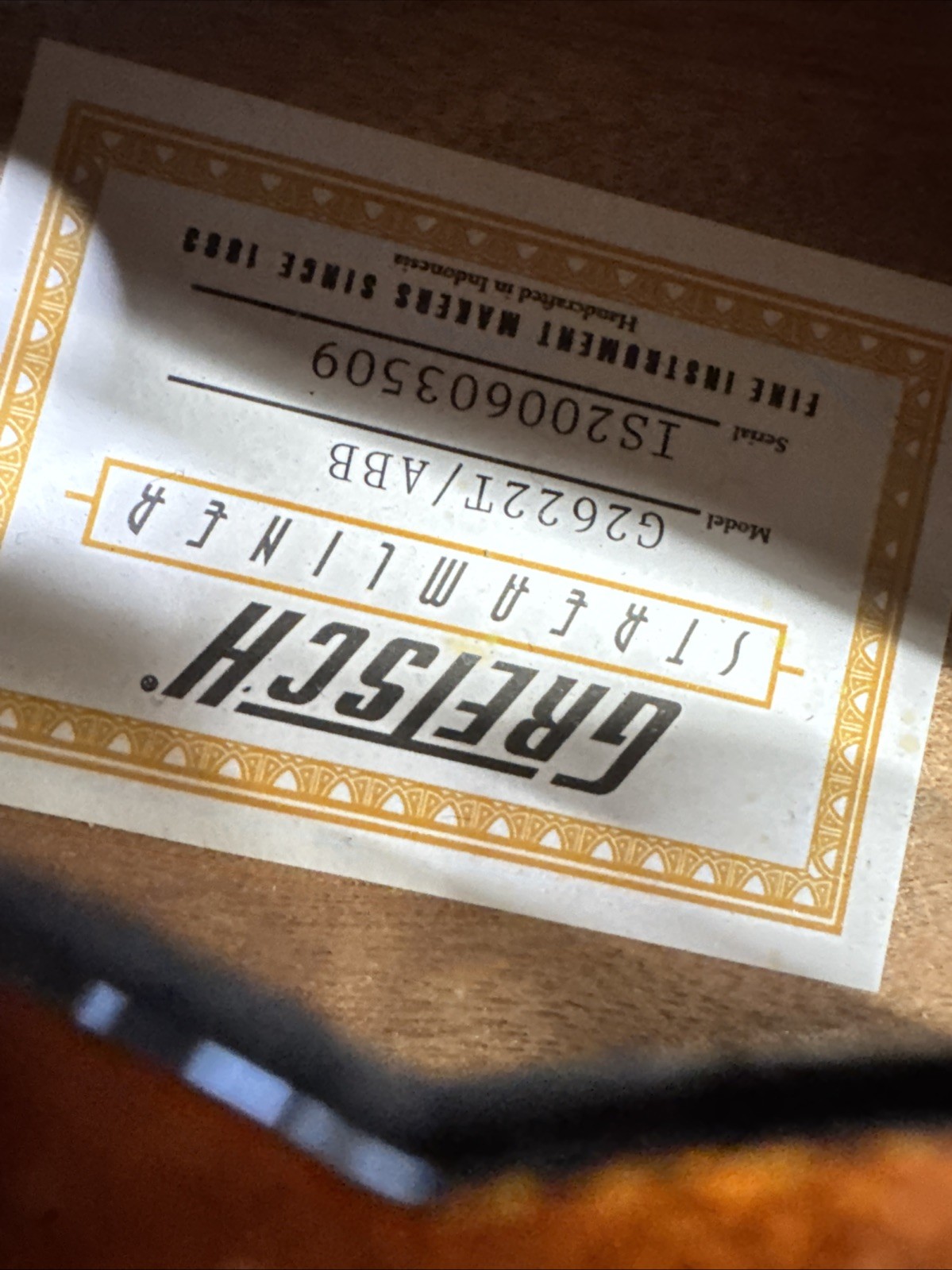 Gretsch G2622/ABB -P90 Streamliner Double-Cut P90 – Havana Burst Bigsby Tremolo