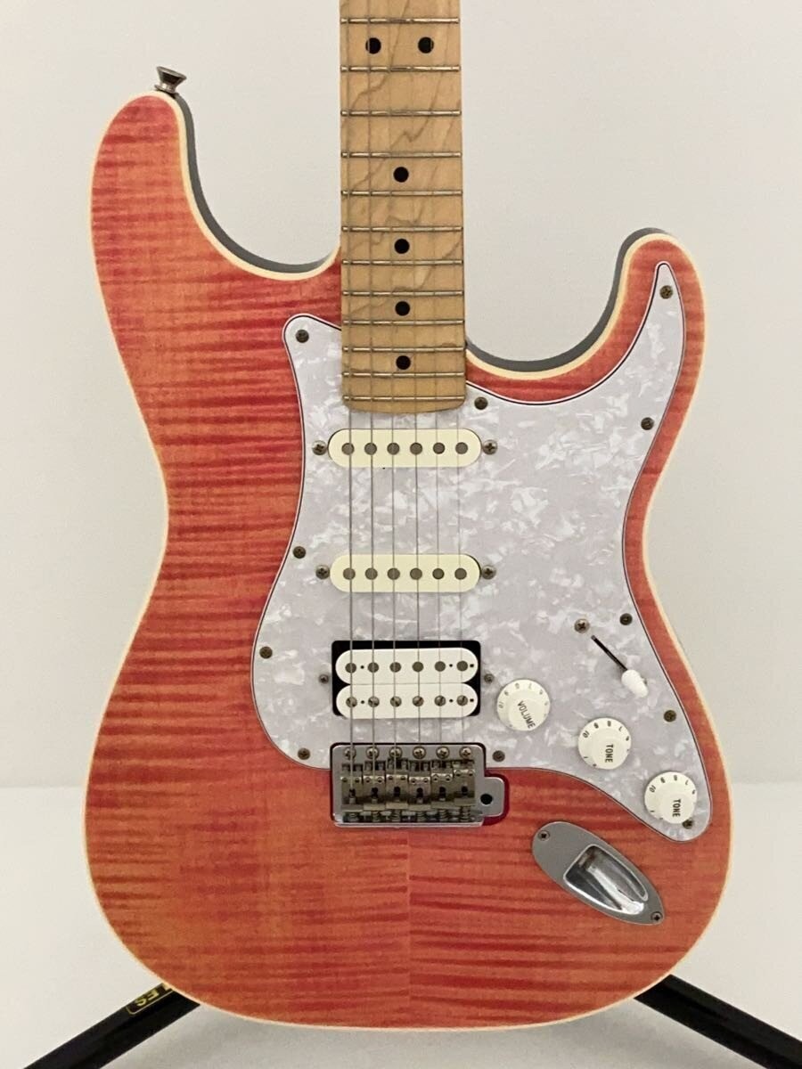 Fender Japan AST-FMT HSS Electric Guitar Red 648mm Scale 22F Excellent Used