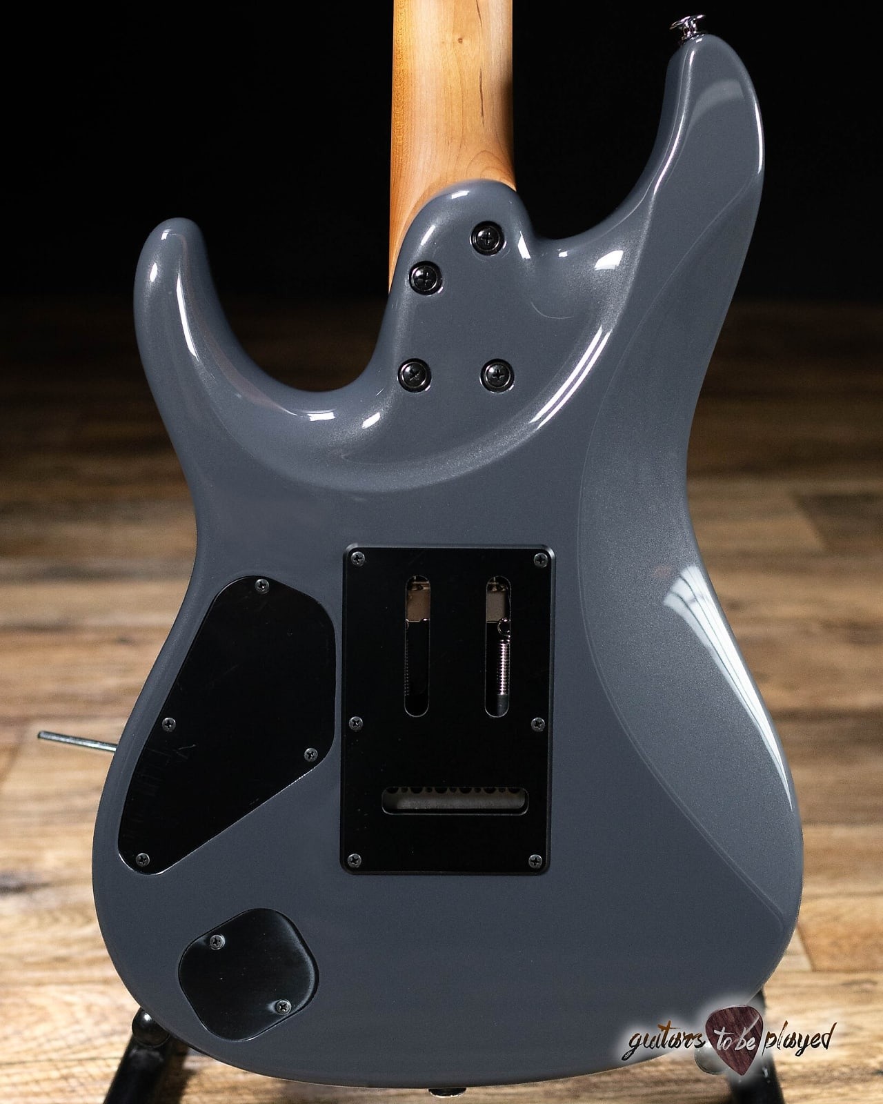 Ibanez AZ2402 Prestige HH Roasted Maple Neck Guitar w/ Case – Gray Metallic