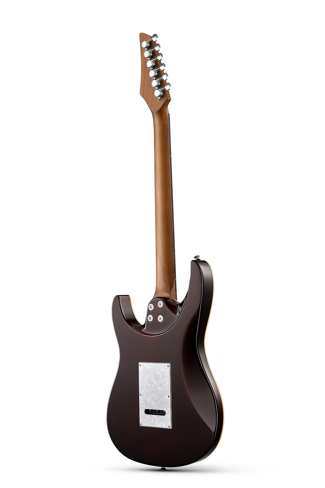 Donner DST-550 Electric Guitar Solid Body Tremolo Bridge Black Mirage Gradation