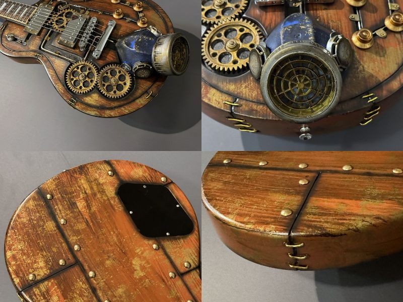 Martper Guitars LP Apocalipse: Overwhelming steampunk feel, 4.07kg