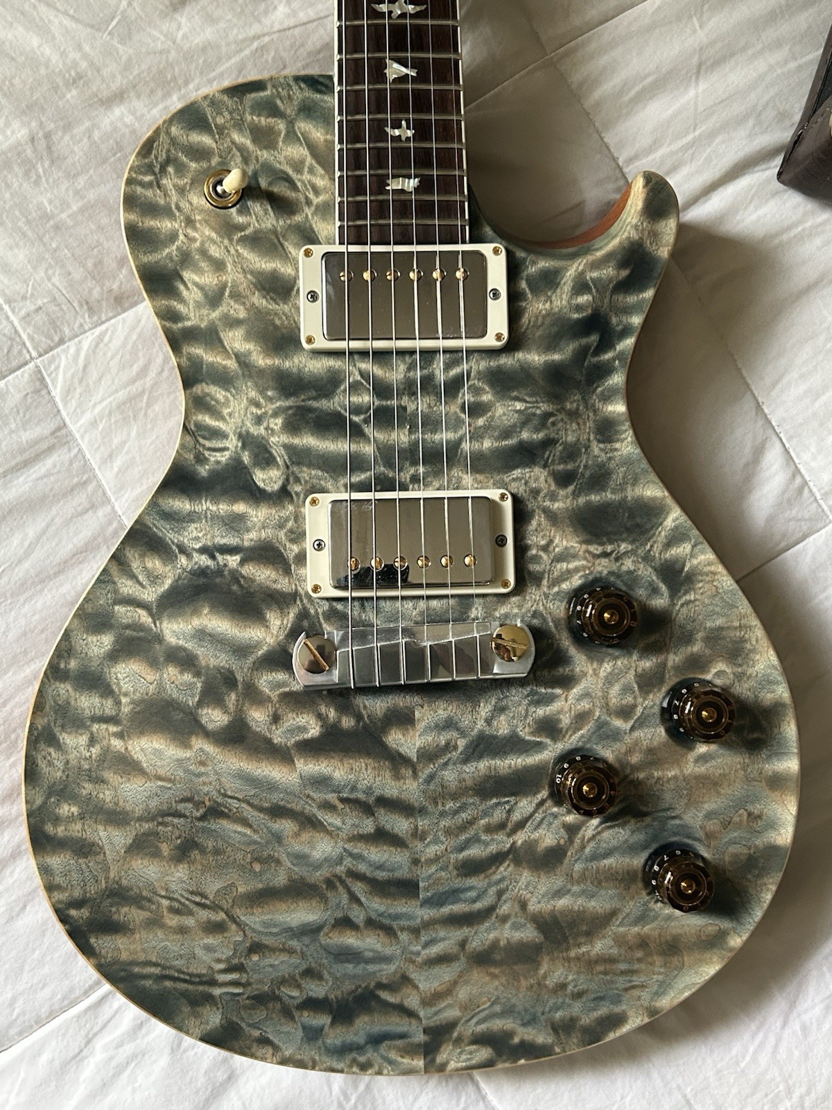 PRS McCarty 245 Wood Library 10 top, single cut w/Santana head, signed by Paul