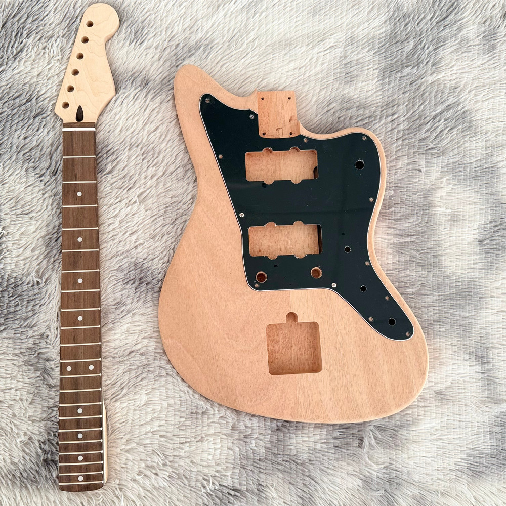Clearance DIY Electric Guitar Kit |Mohagany Body | Rosewood Fretboard | No Logo
