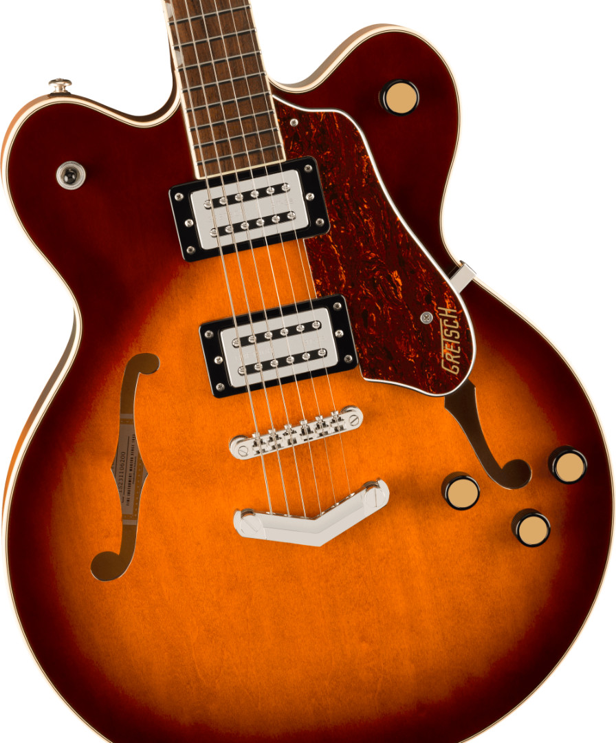 Gretsch G2622 Streamliner with V-Stoptail, Broad’Tron BT-3S Pickups, Forge Glo