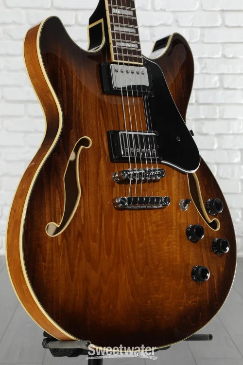 Ibanez Artcore AS73 Semi-Hollow Electric Guitar – Tobacco Brown