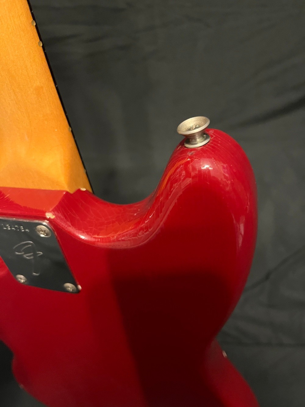 1966 Vintage Fender Mustang Guitar in Dakota Red W/OHSC