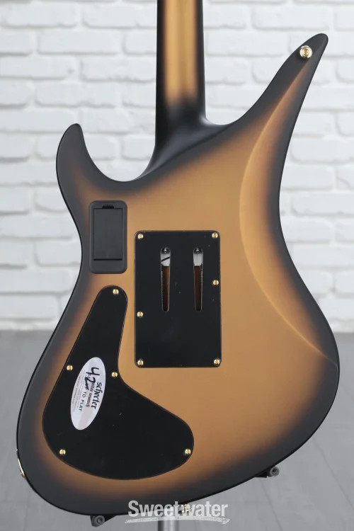 Schecter Synyster Gates Custom-S Electric Guitar – Satin Gold Burst