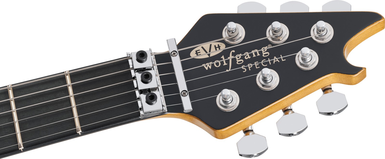EVH Wolfgang Special SS LE Electric Guitar, Ebony, Aged Red Black And White
