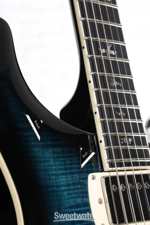 PRS SE Hollowbody II Piezo Electric Guitar – Peacock Blue