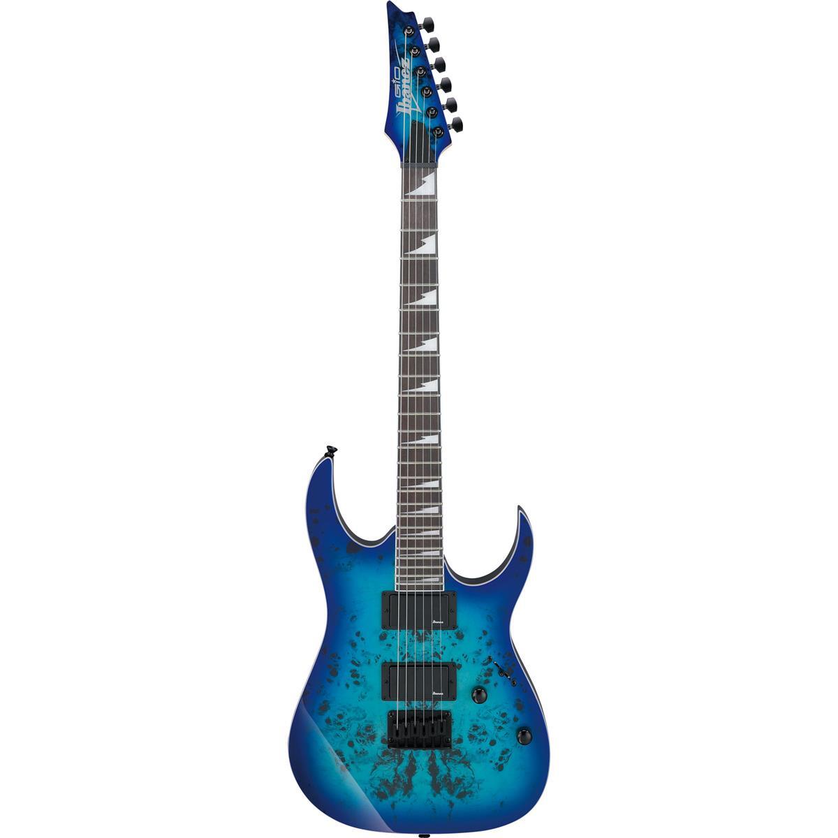 Ibanez GRGR221PA Gio RG Electric Guitar, Aqua Burst #GRGR221PAAQB