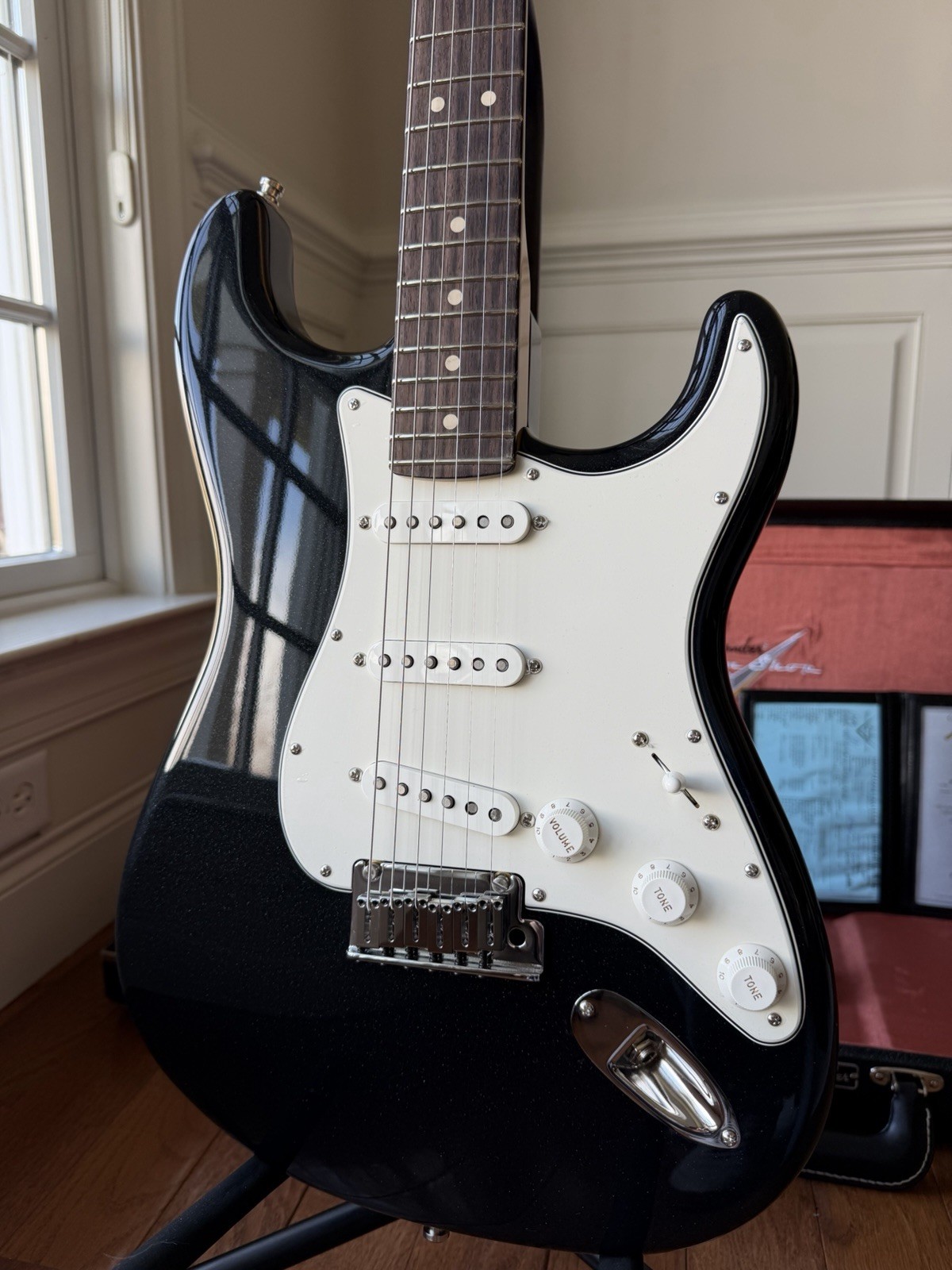 2025 Fender Custom Shop Stratocaster Limited Edition W25 NOS Black Sparkle