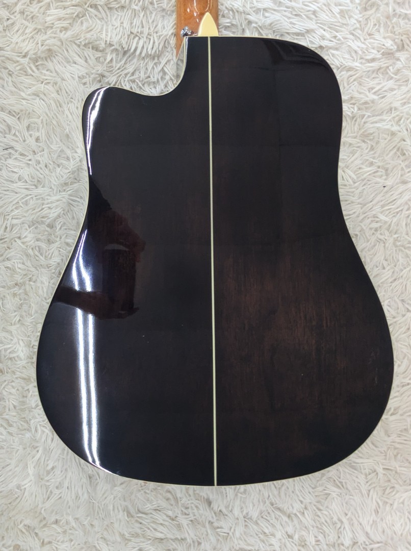 Tagima WS25 EQ DBS Walnut Series Acoustic-Electric Medium Jumbo Cutaway Guitar