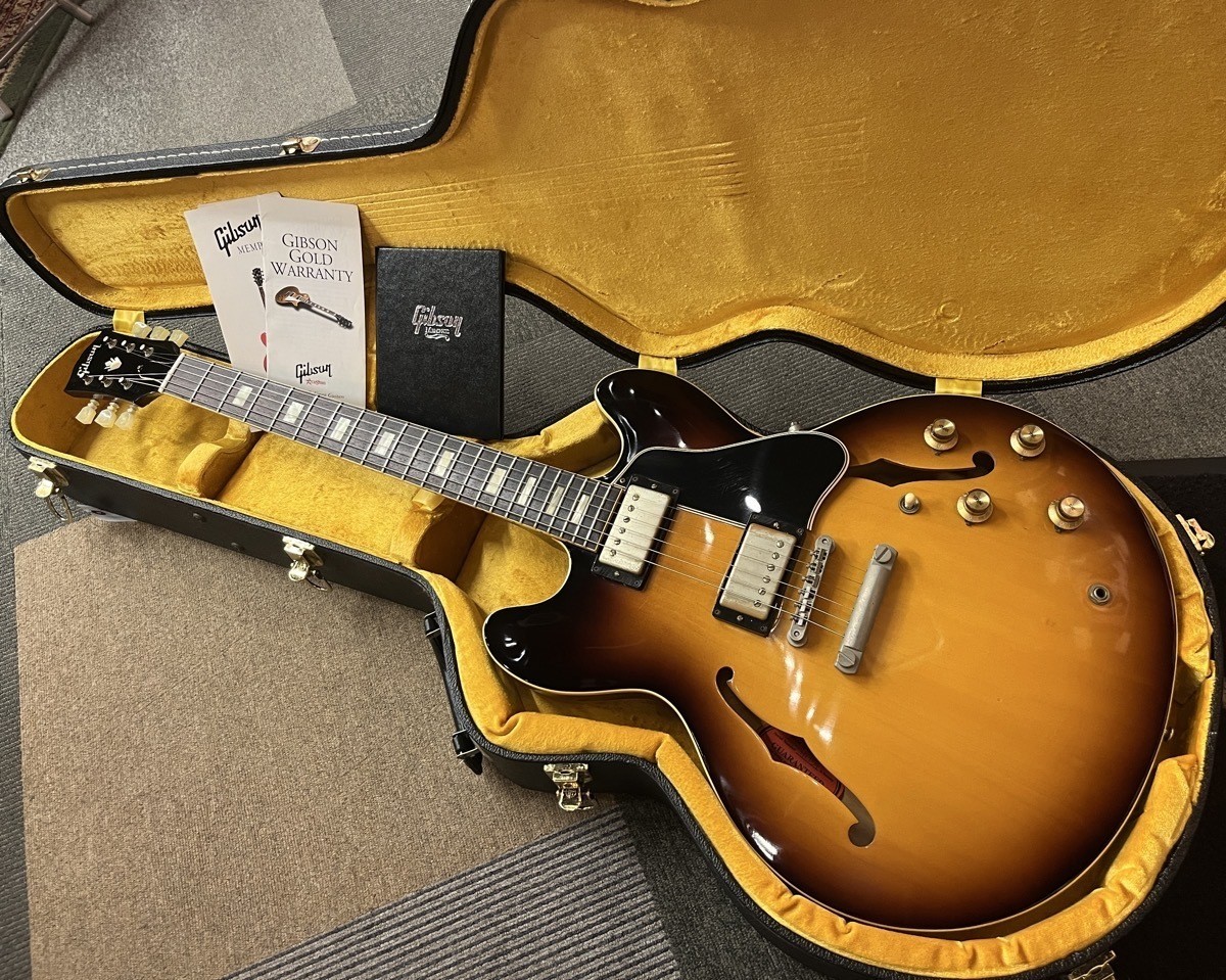 GIBSON MEMPHIS Historic Series 1963 ES-335TD Historic Burst With Hard Case USED