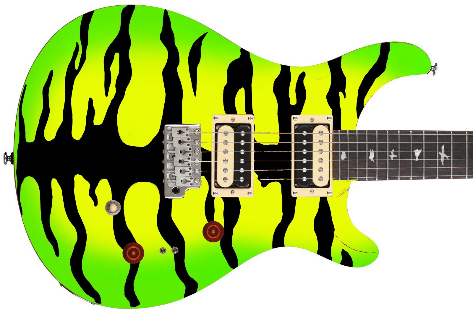 Guitar Skin Wrap Axe Reface Iconic 80’s Vivid Bengal Tiger 8 Bursts – 1222