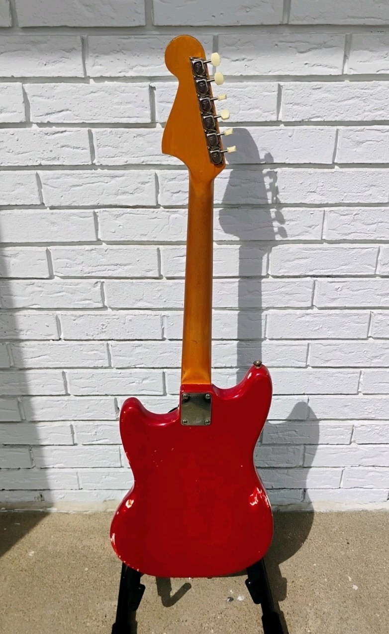 1965-1966 Fender Mustang Electric Guitar w/HSC! -LL