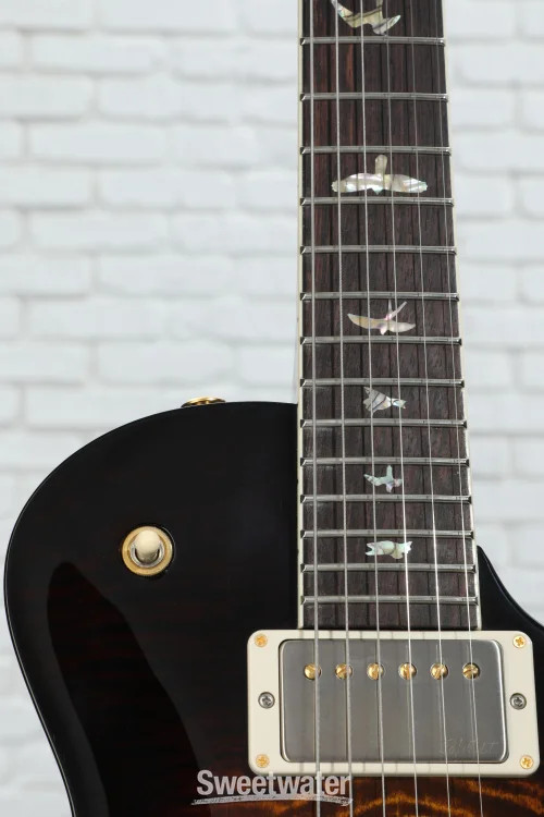 PRS McCarty Singlecut 594 10-Top Electric Guitar – Black Gold Wraparound Burst