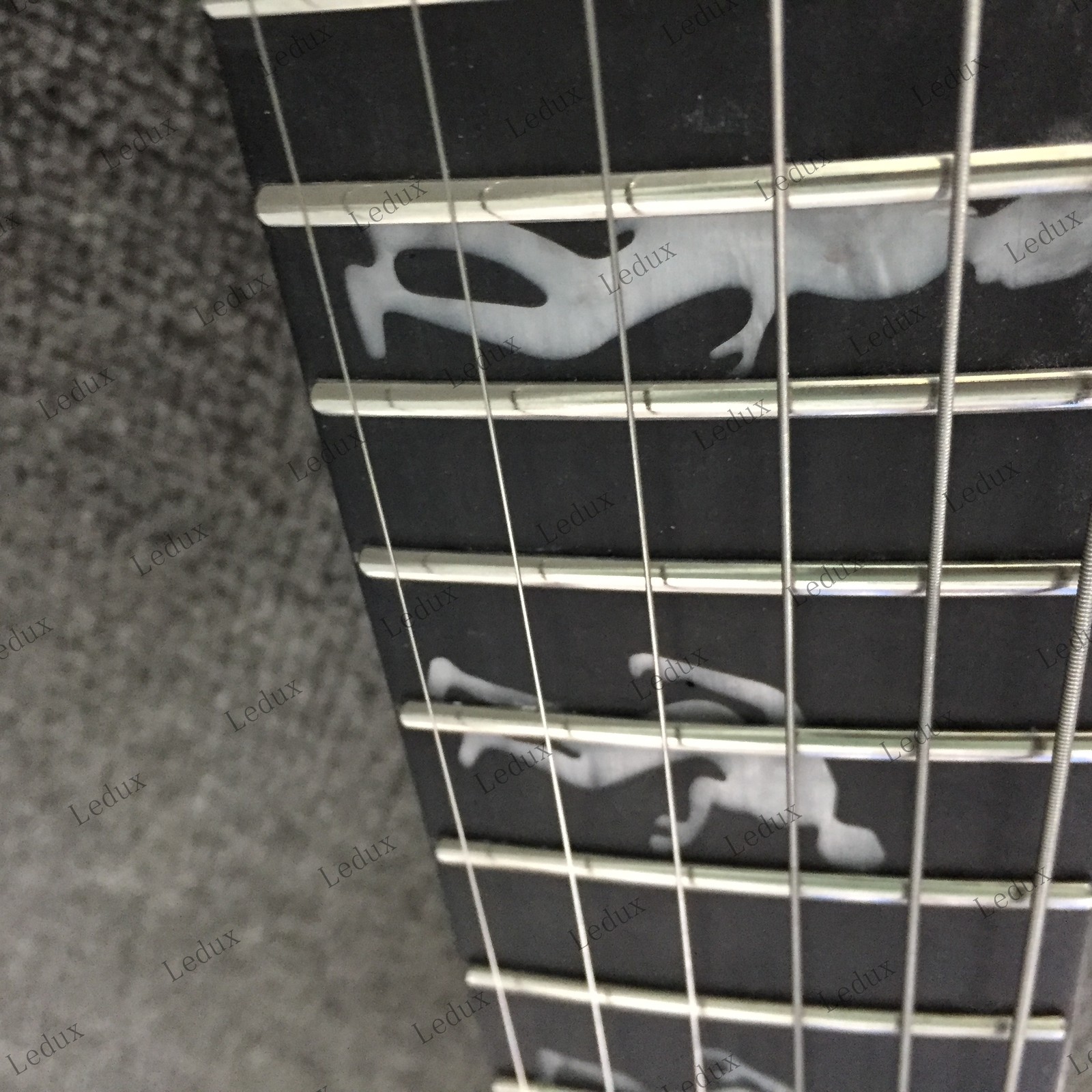 Electric Guitar HH Pickups Mahogany Body&Neck Black Part 6String Black Fast Ship