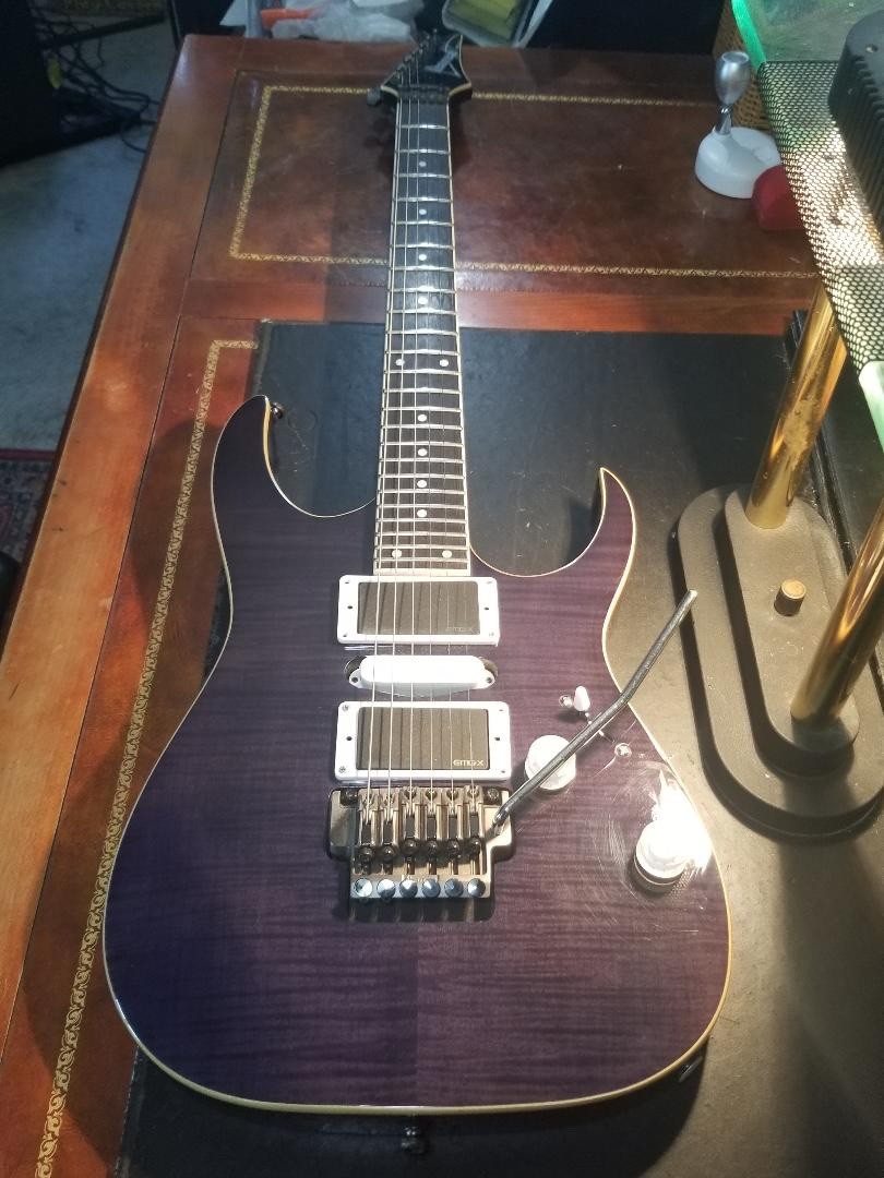 Ibanez SRGT 47 FM 2003 thru-neck spot model passive 24F Used
