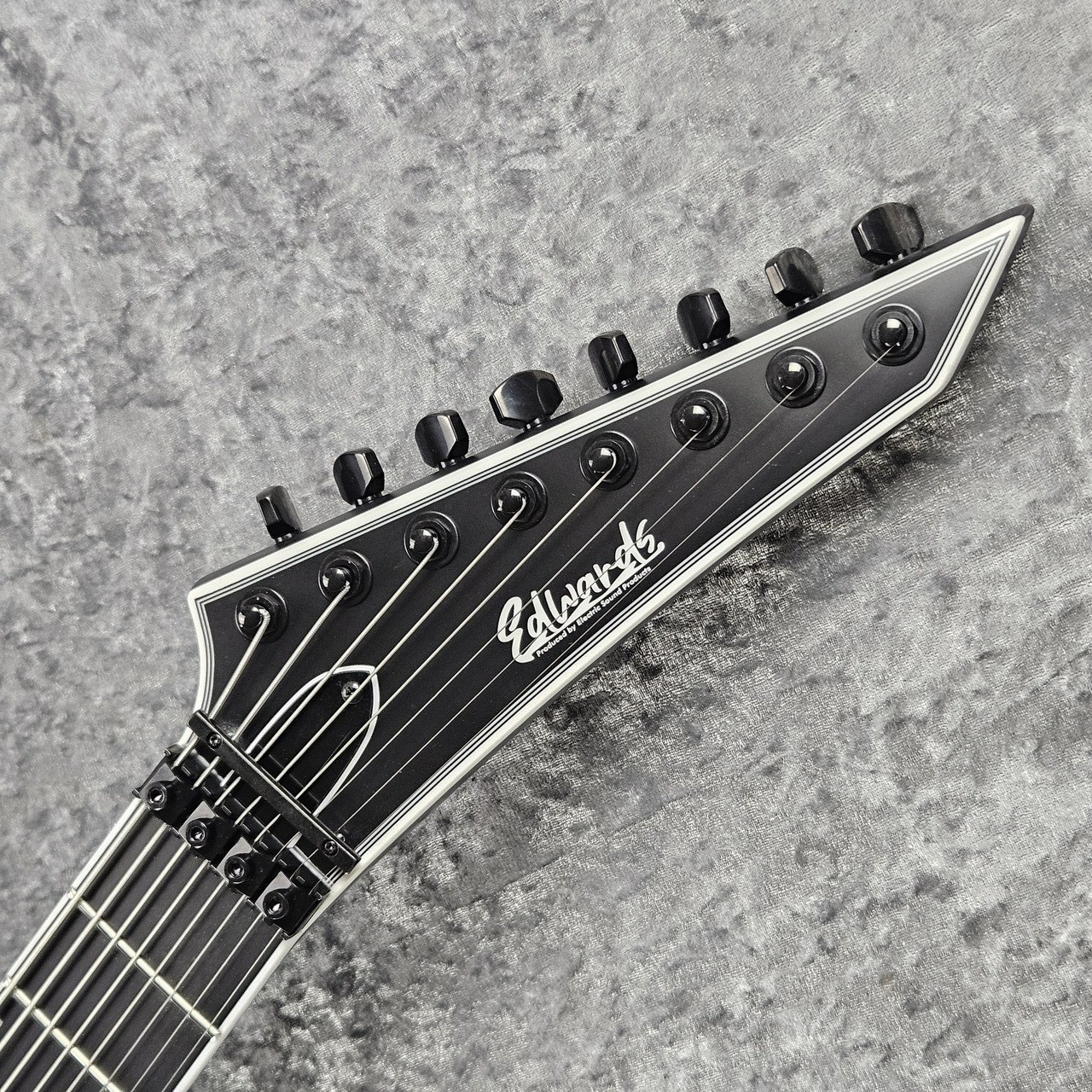 EDWARDS E-HORIZON-8 FR Black Electric Guitar From Japan