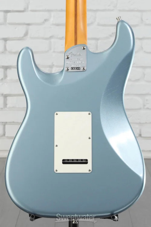 Fender American Ultra Luxe Vintage ’60s Stratocaster Electric Guitar – Ice Blue