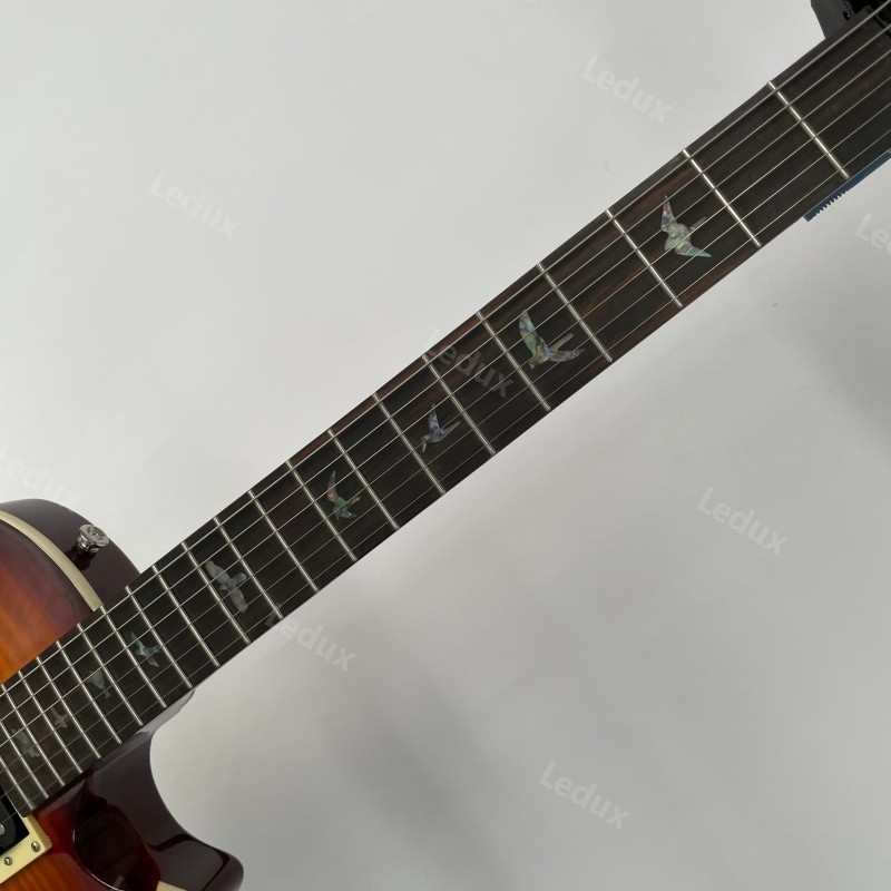 SE Custom Solid Body Electric Guitar Tremolo Flame Maple Veneer Stocked In US