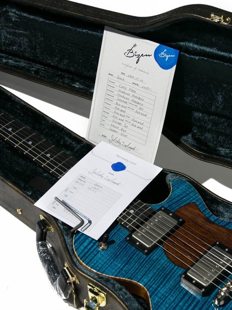 Bizen Works Grain Jacaranda F.B Trans Blue 2020 Used Guitar Pickup
