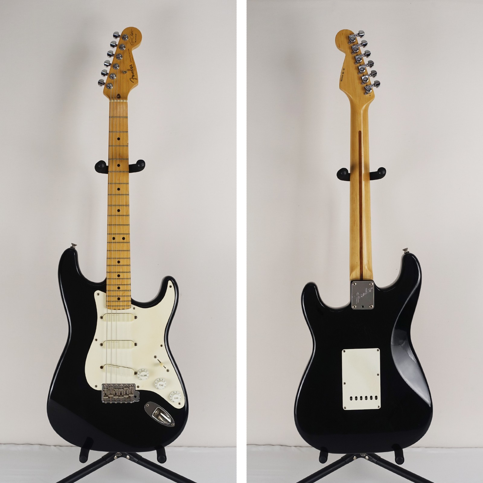 1991 Fender Eric Clapton Signature “Blackie” Black Stratocaster with Tweed Case