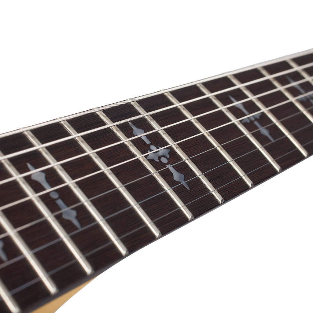 Schecter Demon 7 Series 7-String Electric Guitar – Aged Black Satin