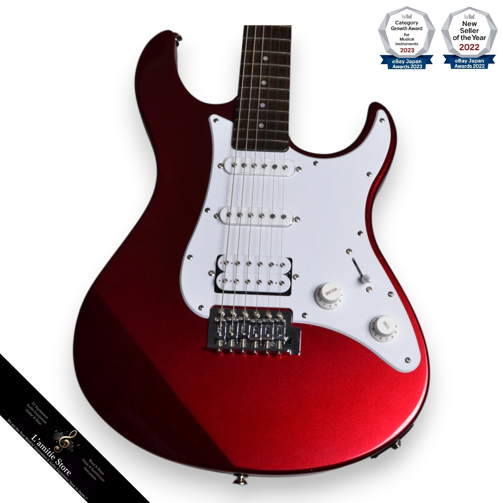 Yamaha PAC012 Electric Guitar Red Japan Musical Instrument American Standard