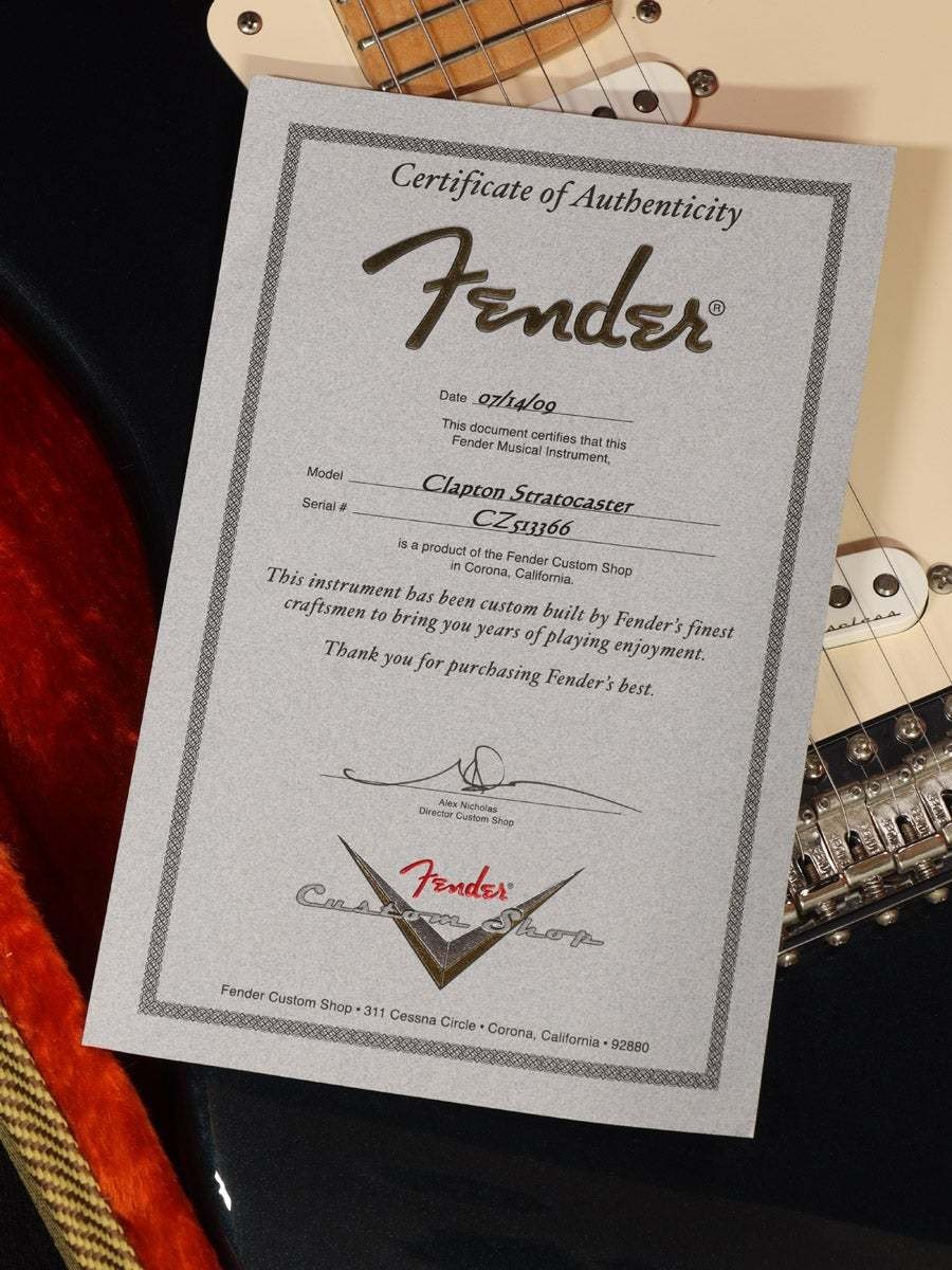 Fender Custom Shop Eric Clapton Stratocaster Mercedes Blue 2009 Electric Guitar