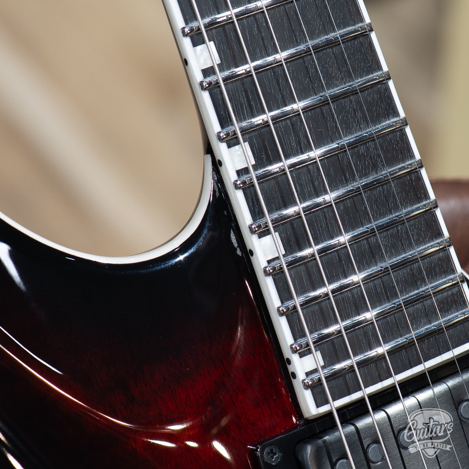 ESP E-II Horizon NT-II EMG w/ Case – See Thru Black Cherry Sunburst (B-stock)
