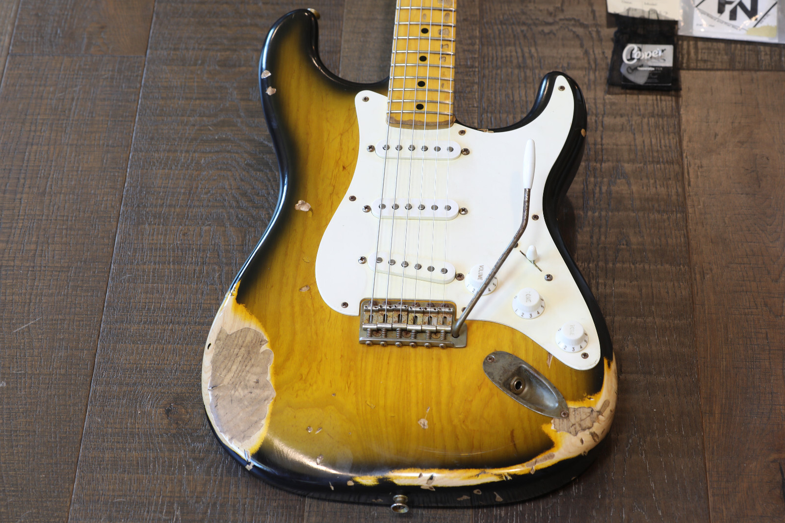 2015 Nash S-57 Electric Guitar 2-Tone Sunburst Heavy Relic + OHSC