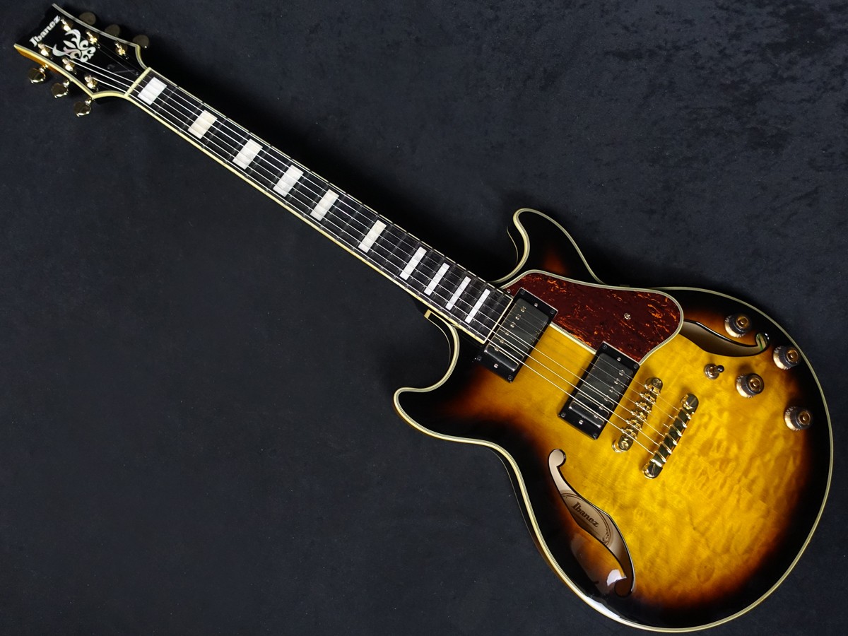 Ibanez AM93QM Antique Yellow Sunburst 2021 o8683