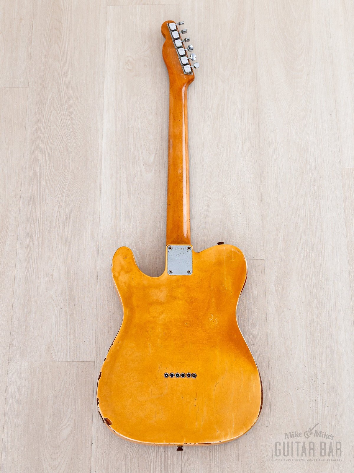 1968 Fender Telecaster Vintage Guitar Blonde w/ Gibson T Top Humbucker, Case