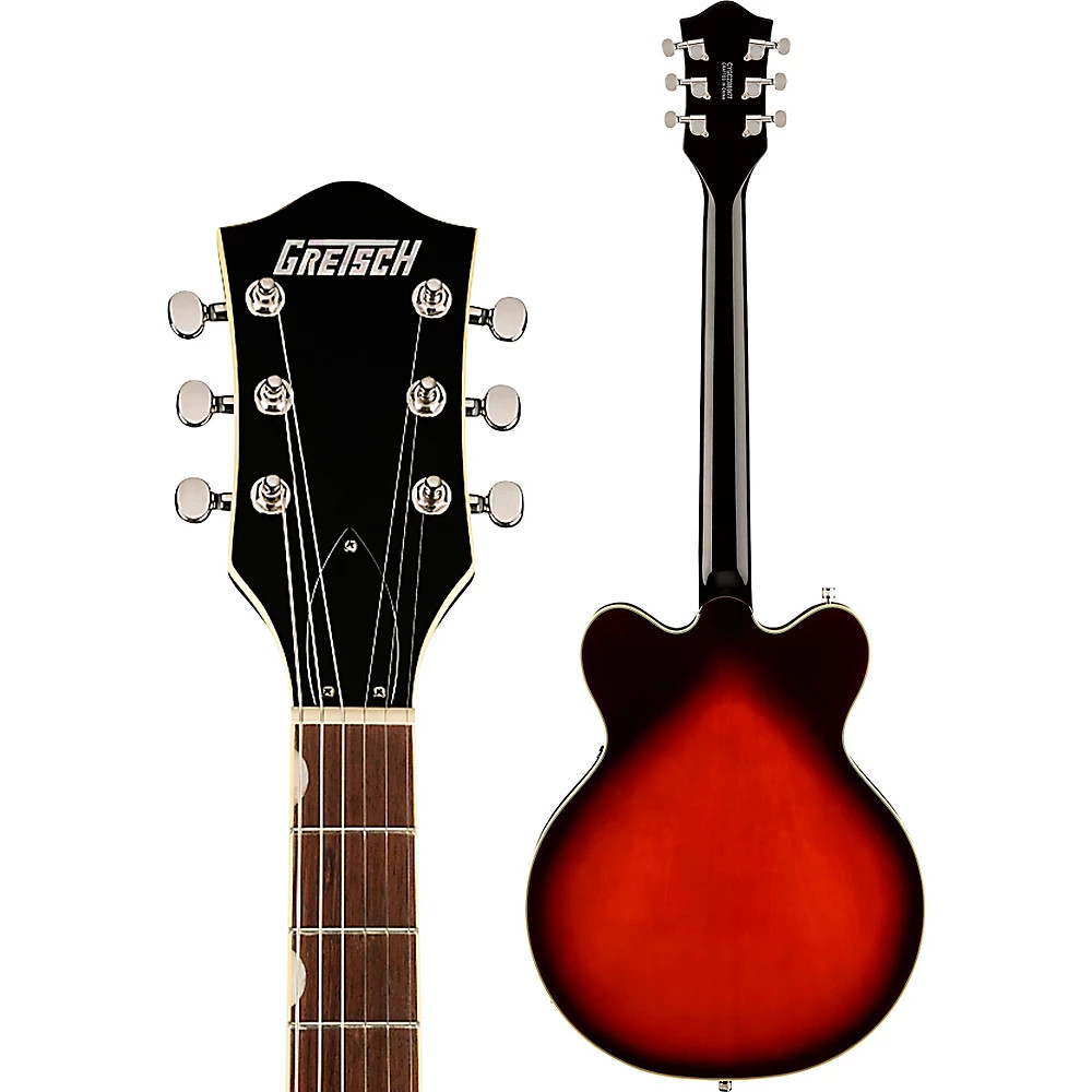 Gretsch G5622 Electromatic Center Block DoubleCut With VStoptail Claret Burst