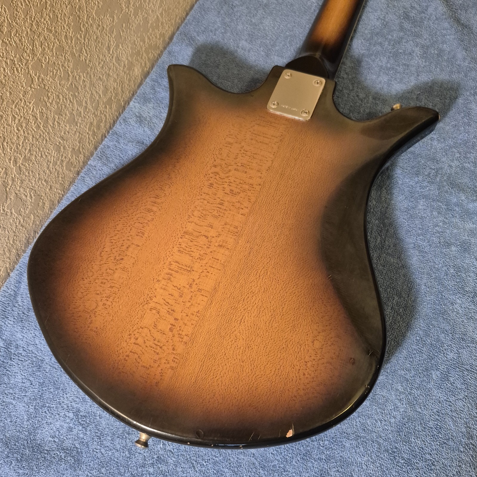 Vintage Teisco Decca Electric Guitar Mid 60’s Made In Japan Tulip Model DMI 201