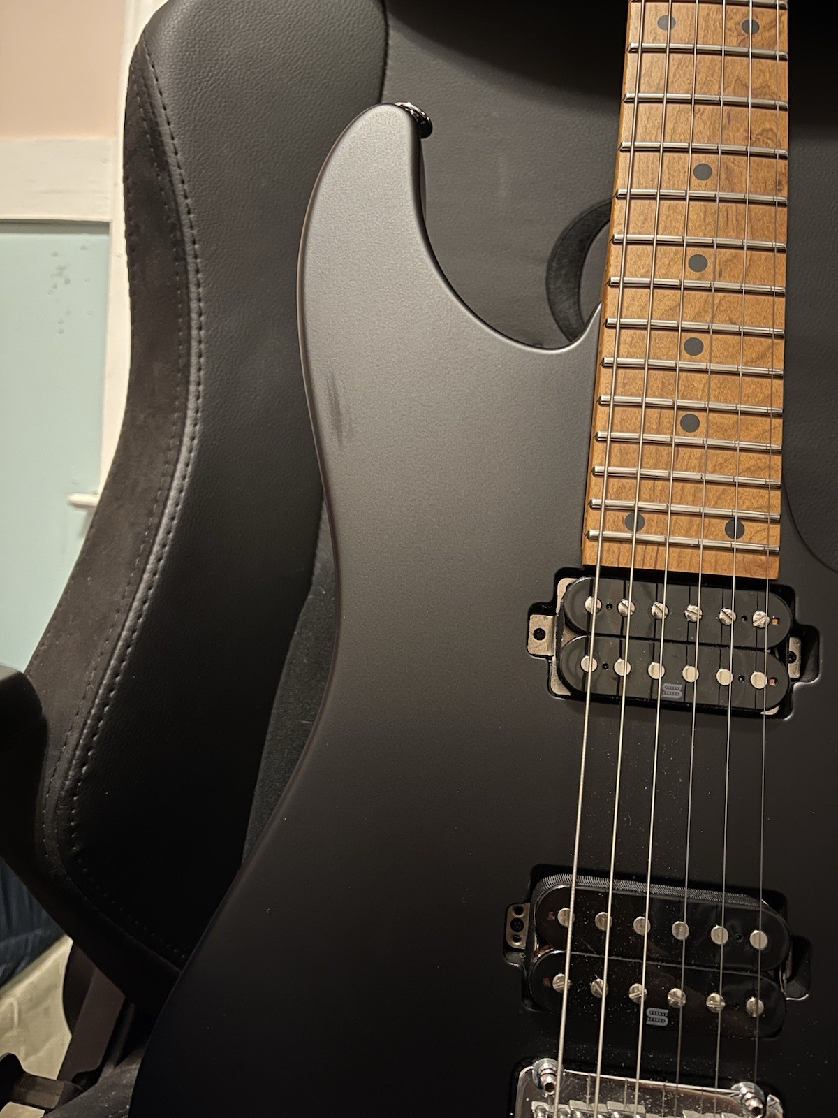 Ibanez AZ2402 Right-Handed Electric Guitar Black Flat