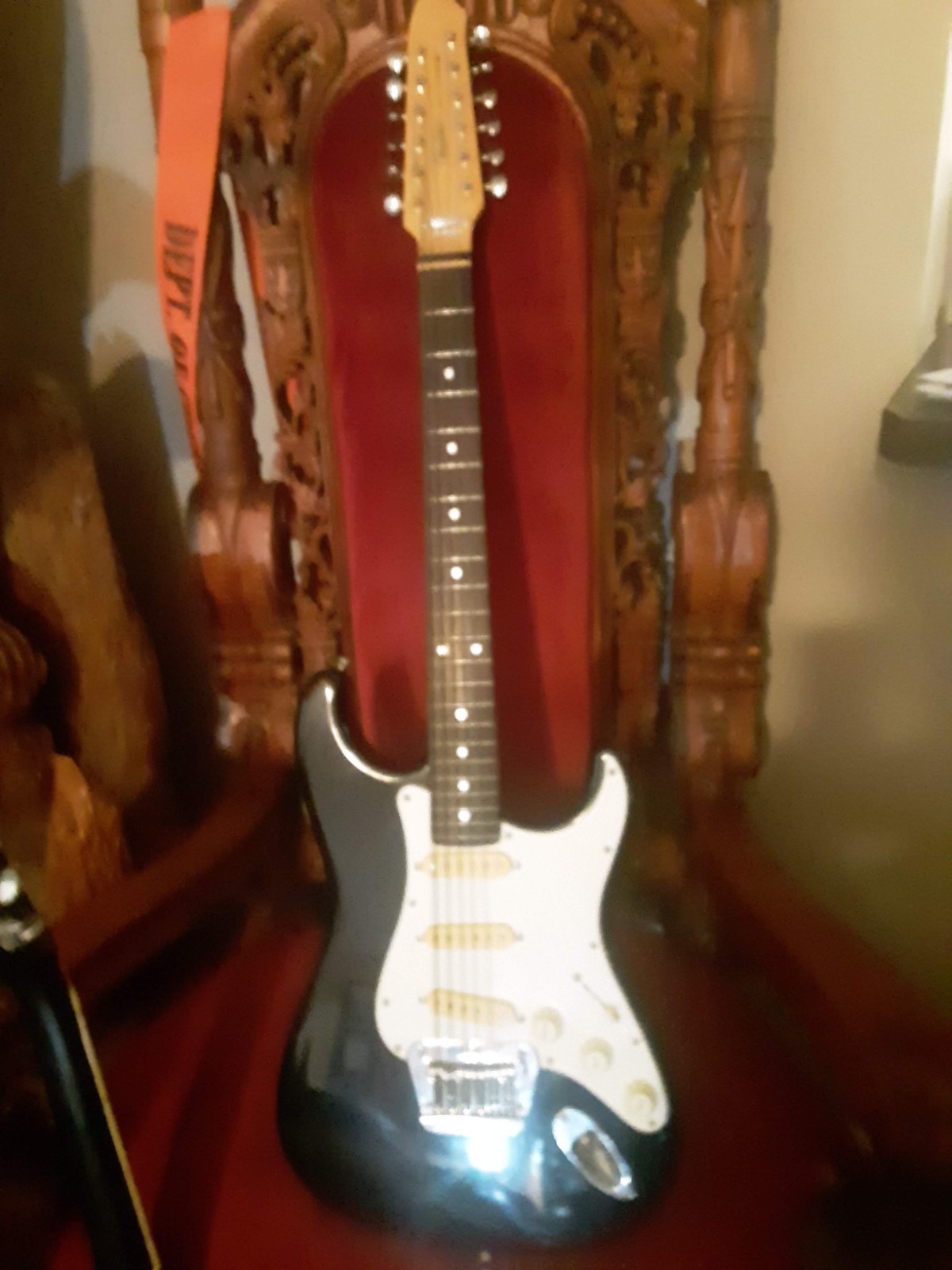 1987-93 Black Fender Stratocaster 12 string X11