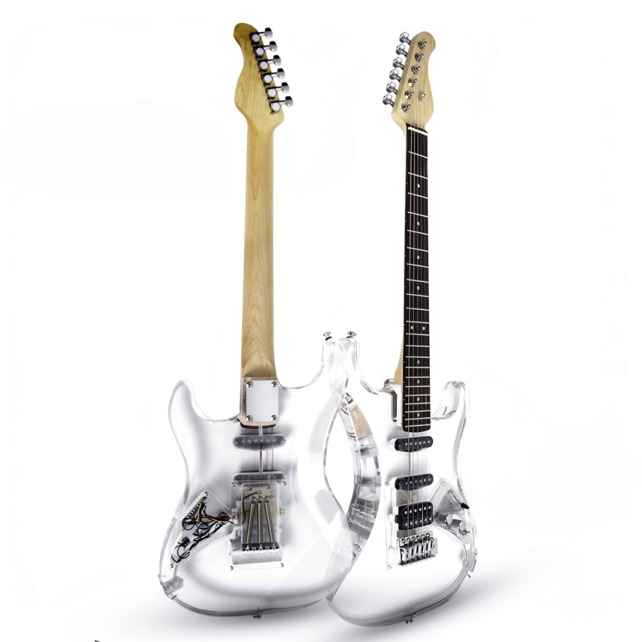 Single Coil -Single Coil-Humbucker Crystal Electric Guitar