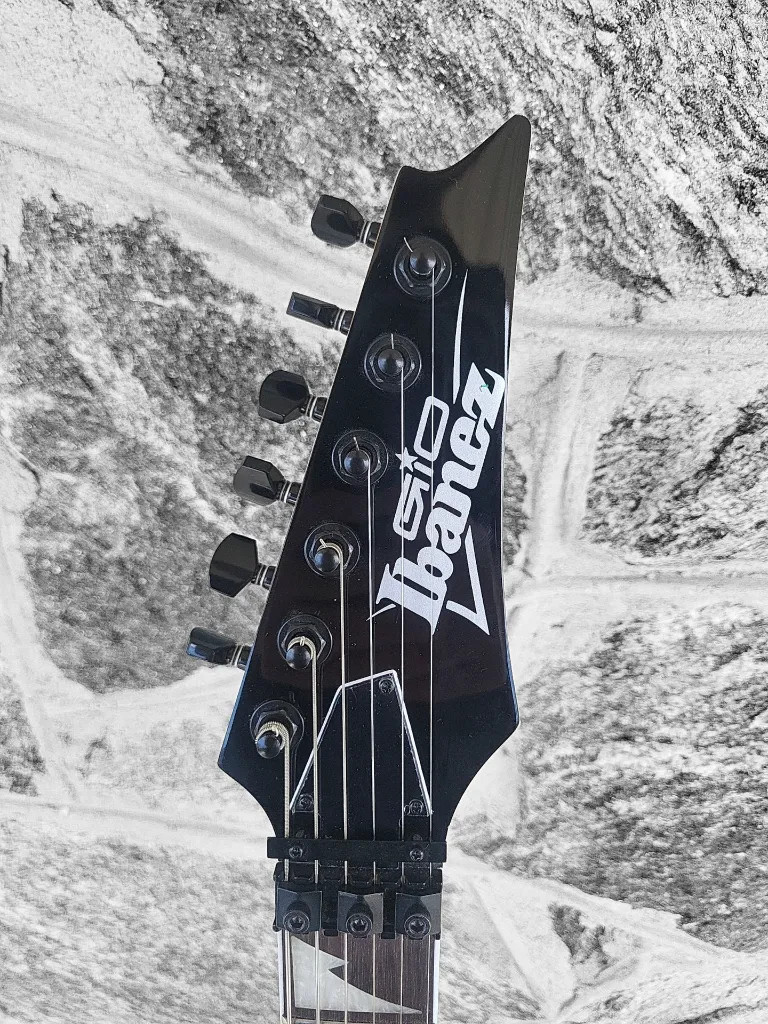 Ibanez Gio GRG320FA RG Style Electric Guitar, Transparent Violet Sunburst
