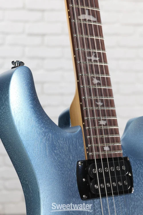 PRS SE CE24 Standard Satin Stoptail Electric Guitar – Ice Blue Metallic