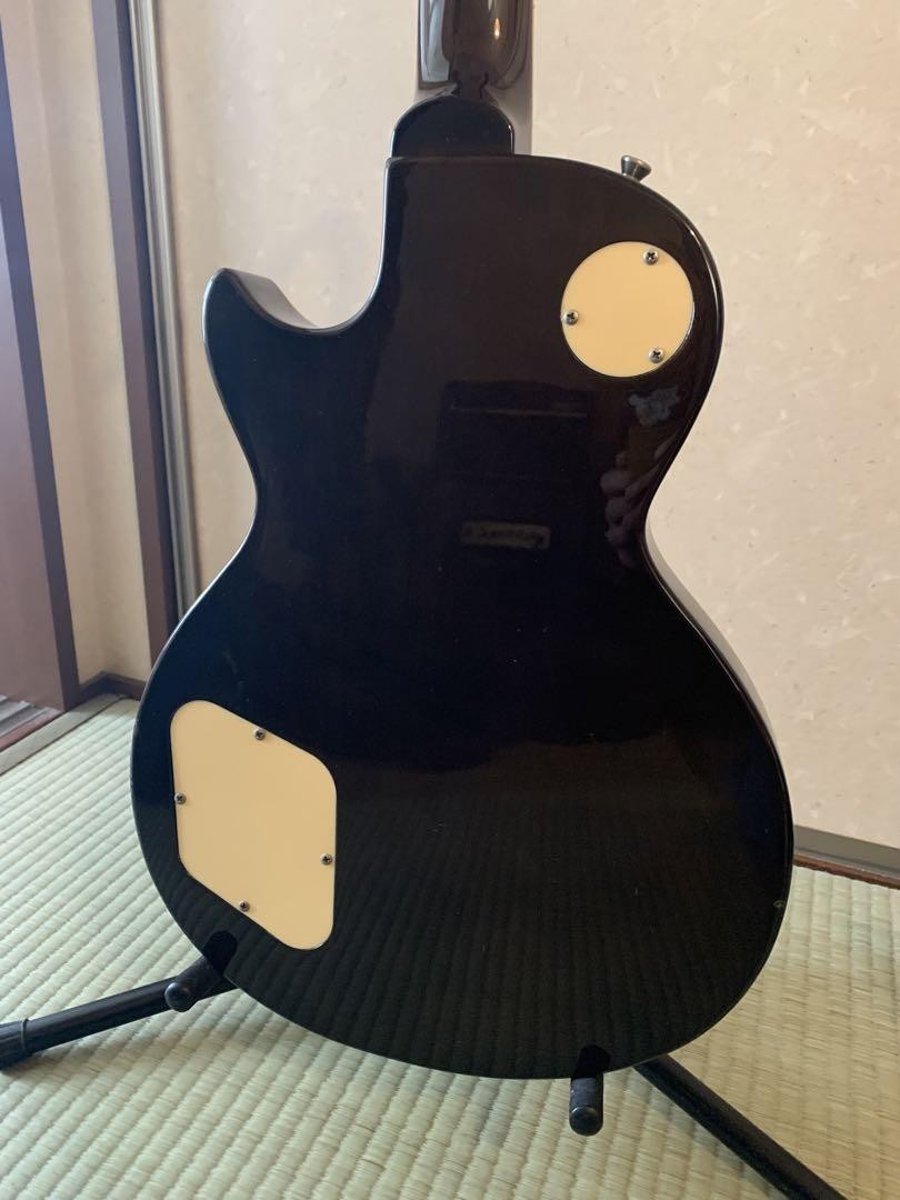 Electric Guitar Blitz by Aria Pro II Leopard BLP-450 SBK SN 6110604514 w/ Case