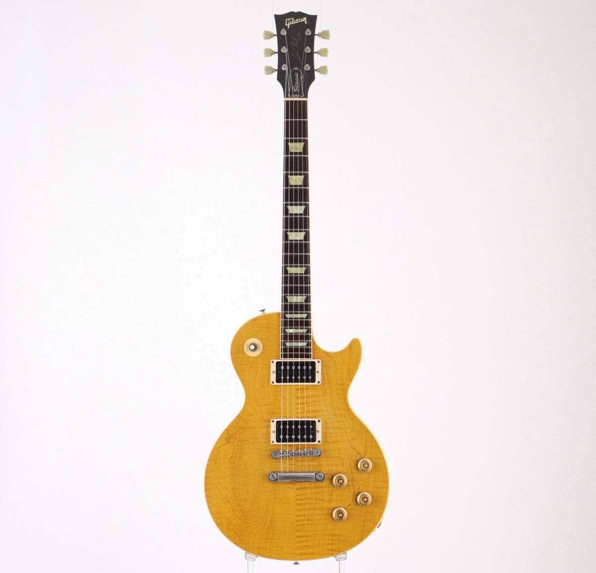 Gibson LES Paul Classic Plus Translucent Amber Used Electric Guitar [AUTH]