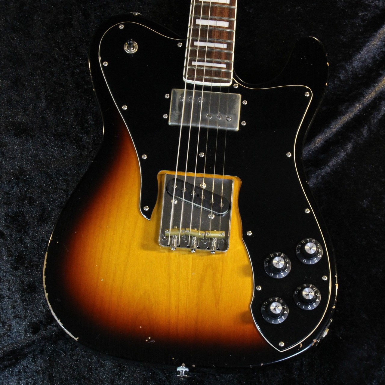 Black Smoker TRAD MASTER DELTA-S WHS Faded 3-Tone Sunburst Medium Aged #GG1c2
