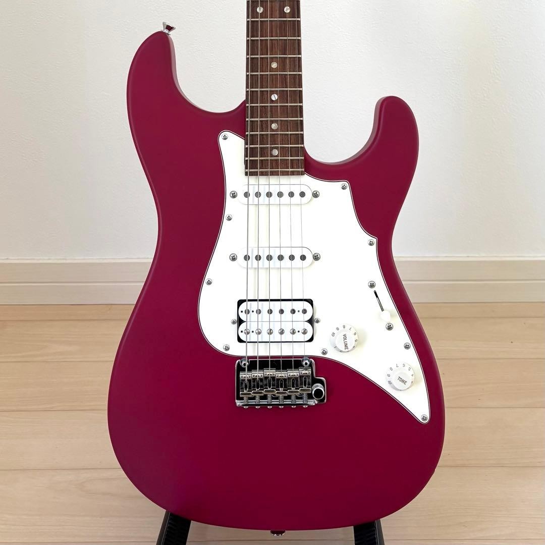 Electric Guitar Saito SR-22 Crimson Made in Japan S/N 0054 & Dedicated Soft Case